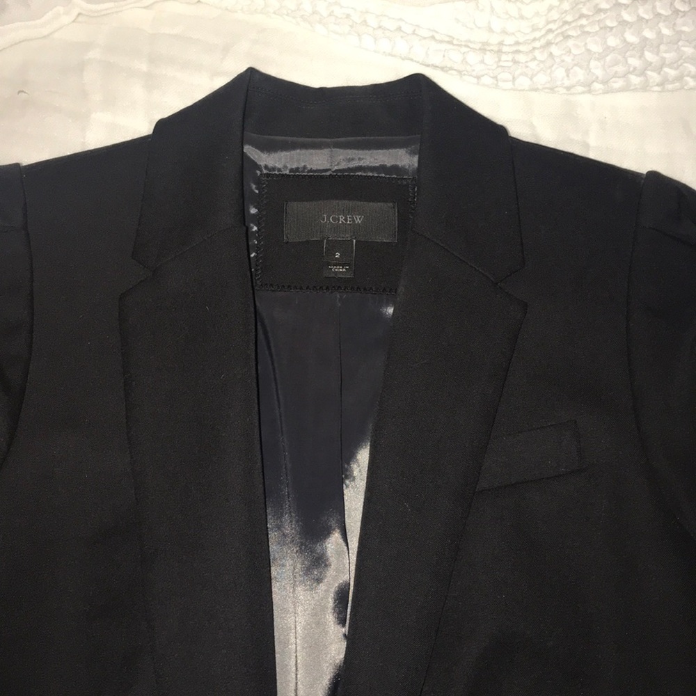 JCrew black blazer size 2